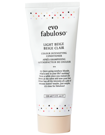 evo fabuloso colour intensifying conditioner- light beige 7.5oz